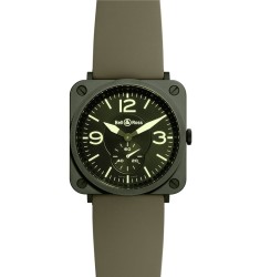 Bell & Ross Ceramic Quartz 39mm Medium  Watch Replica BR S MILITARY CERAMIC